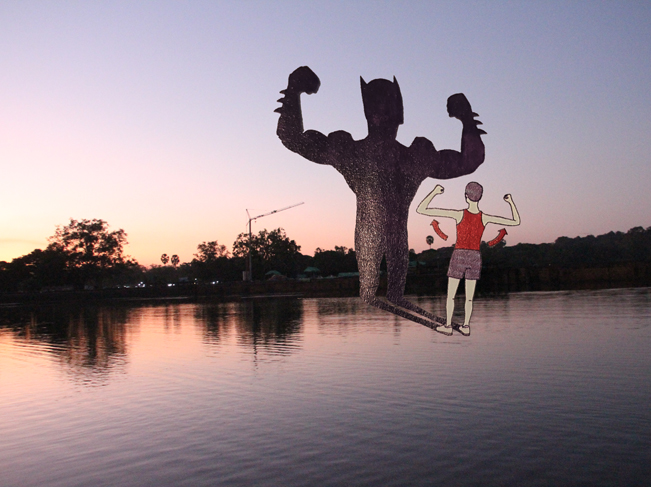 Ancor Wat, lake side 2 like! :))