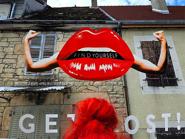 ... & looking through?