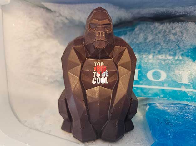 ... freezing chocolate ;)