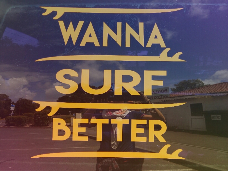 Surfing walk
