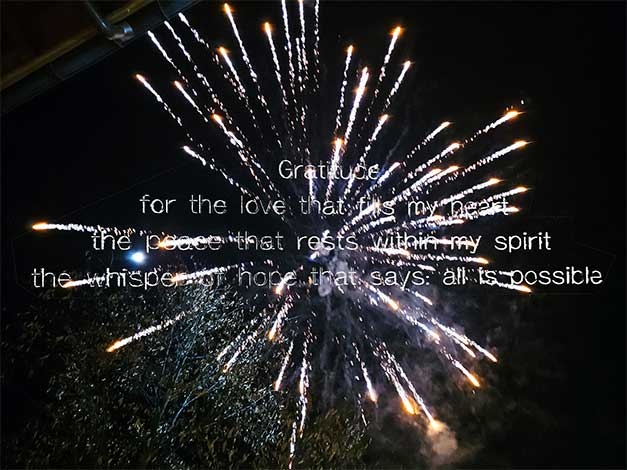 ... & thankful! 